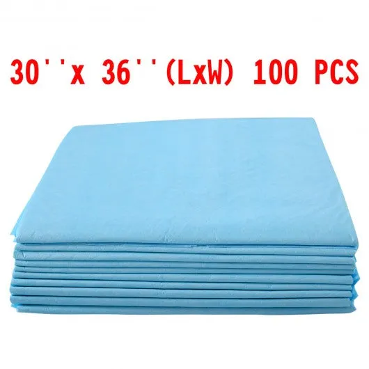 100 pcs 30" x 36" Pet Wee Pee Piddle Pad