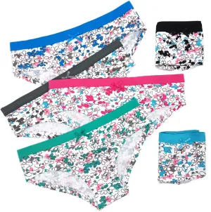 30 X Womens Floral Print Panties Briefs Cotton Assorted Underwear With Bow