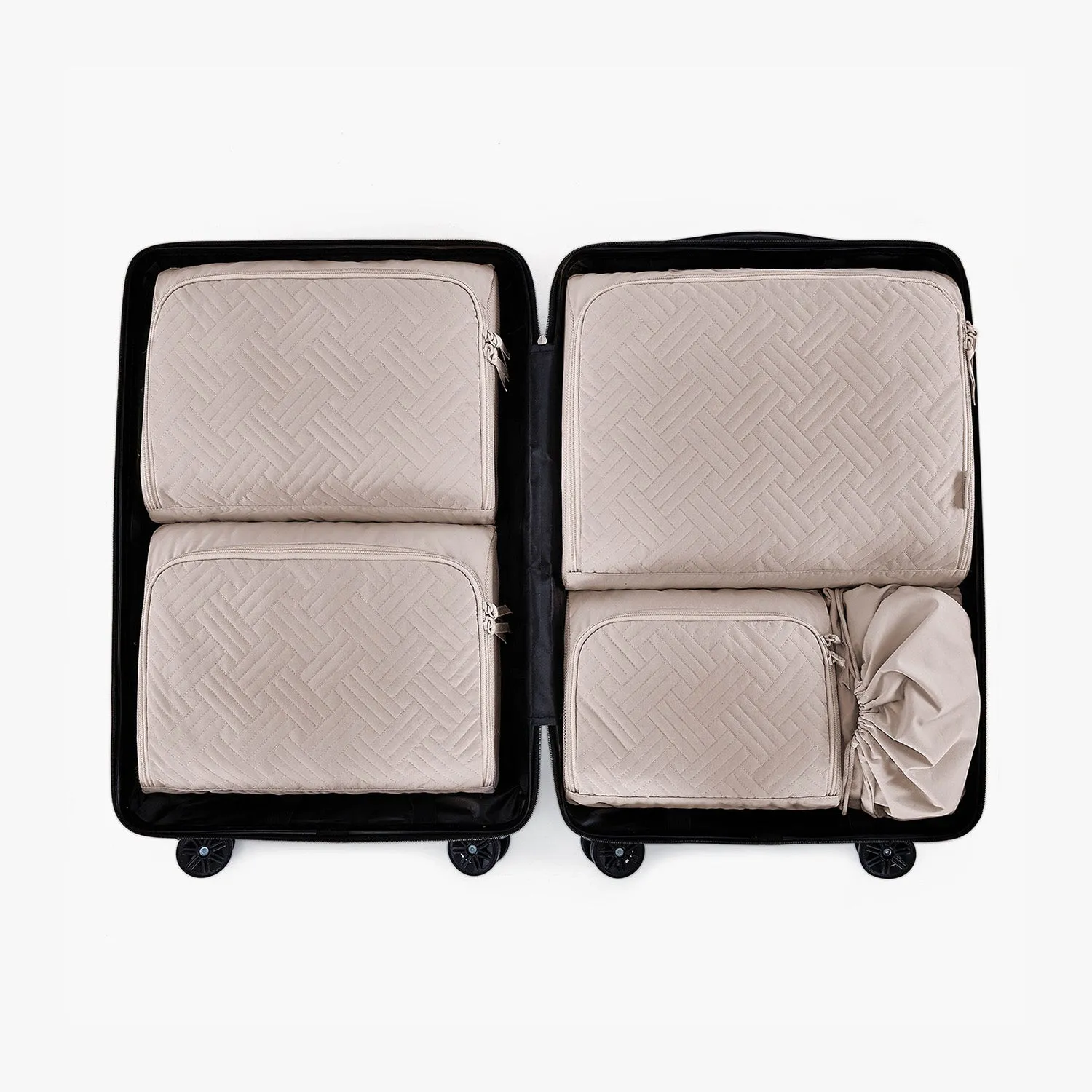 6 PCS Packing Cubes for Suitcases Organizer