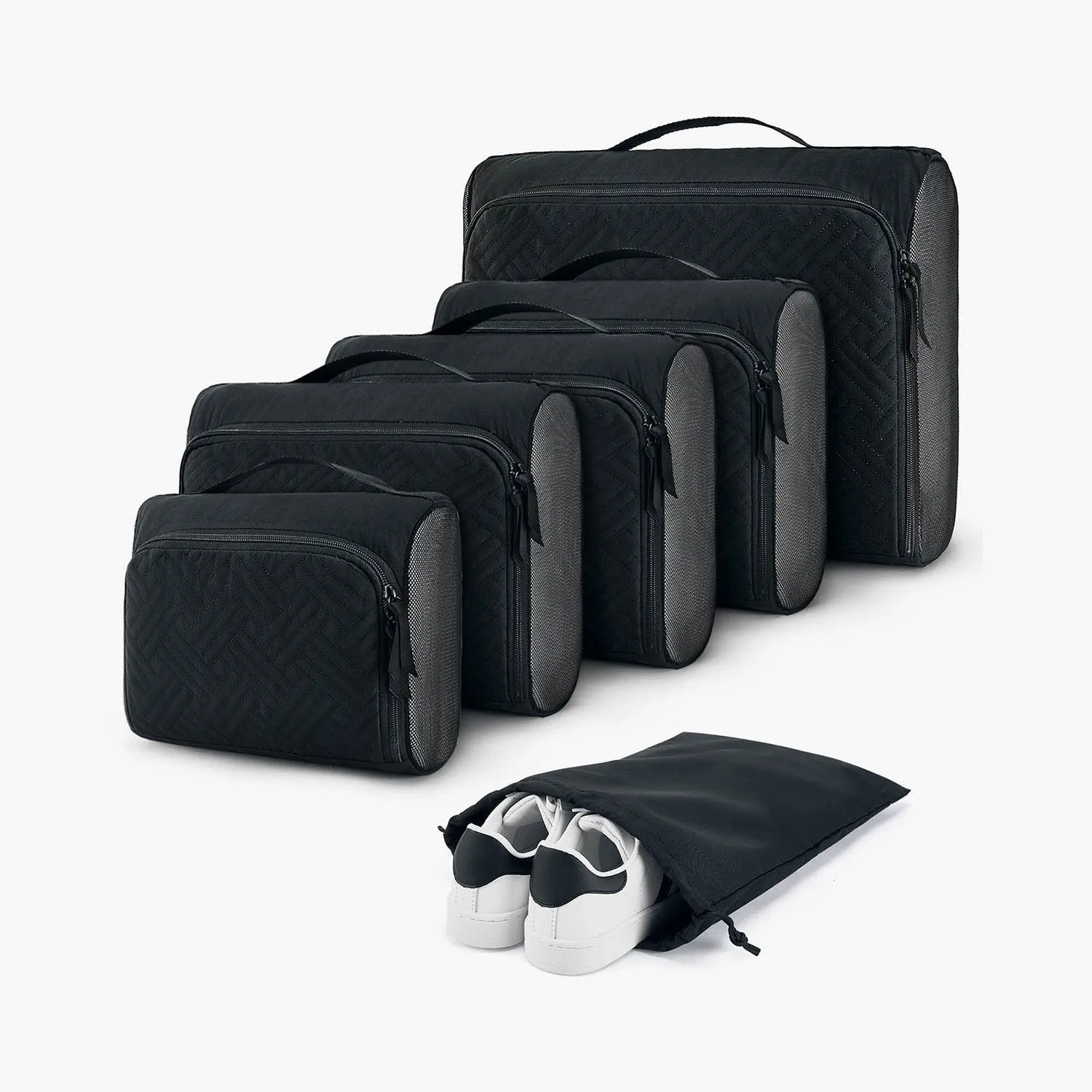 6 PCS Packing Cubes for Suitcases Organizer