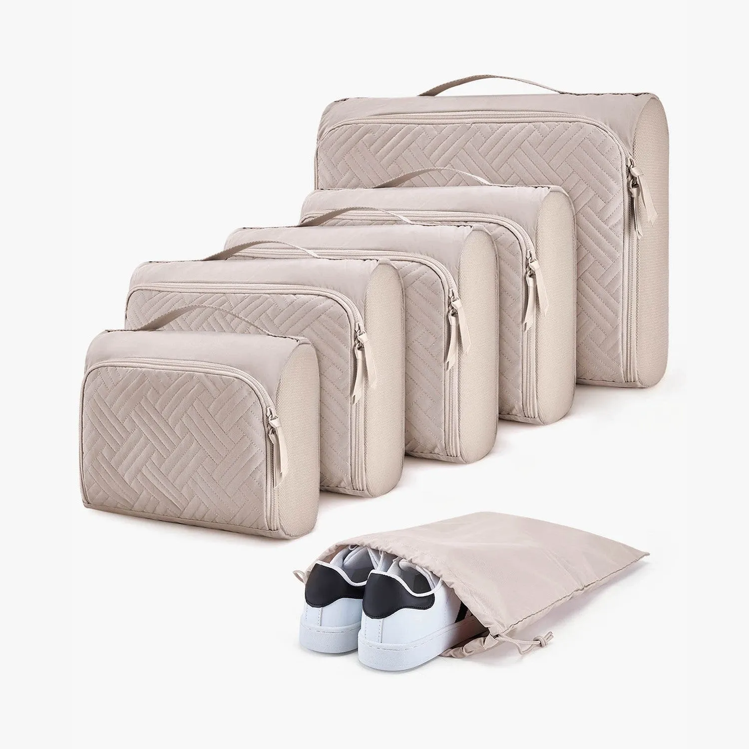 6 PCS Packing Cubes for Suitcases Organizer