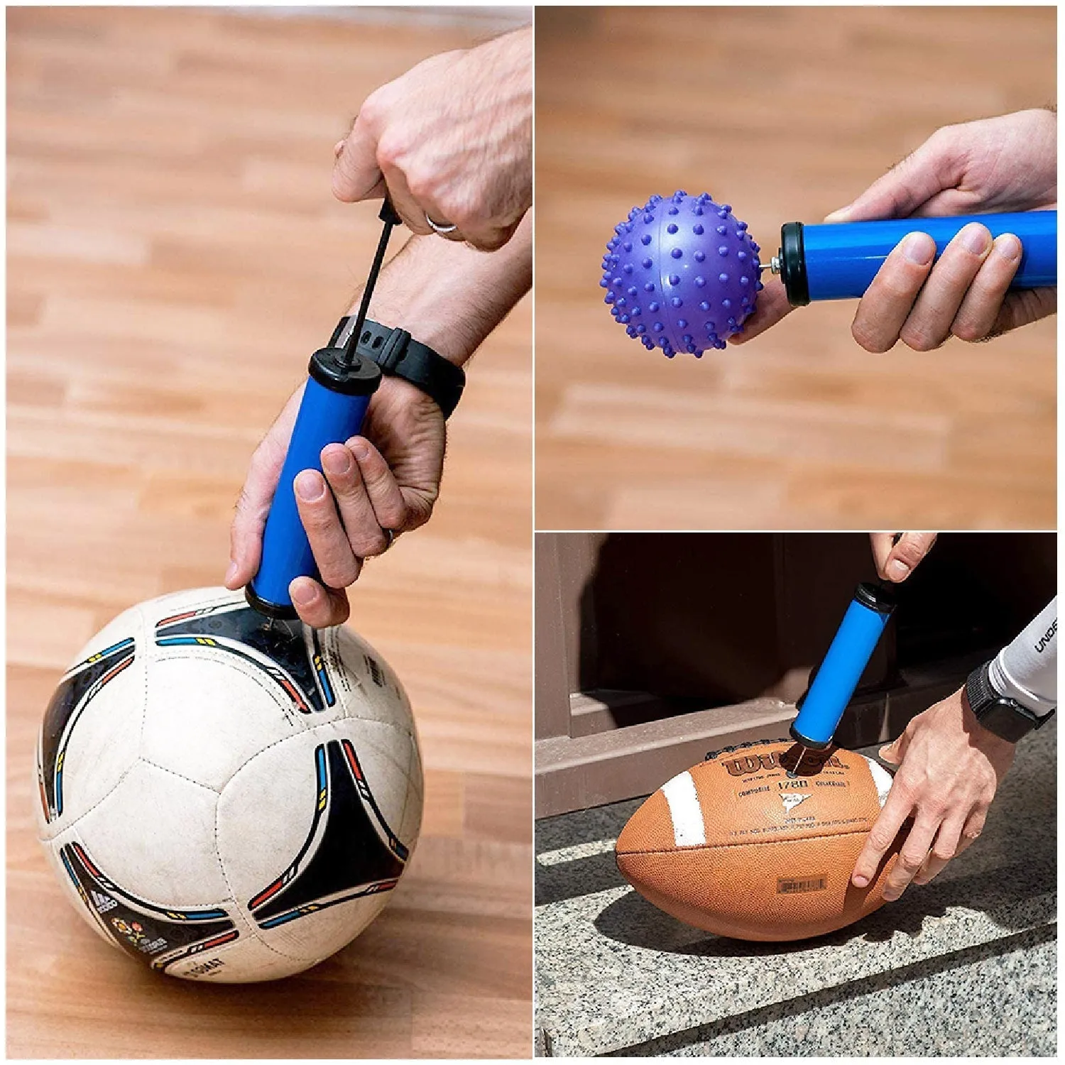 9057 Sports Plastic Pump for Soccer, Basketball, Football, Volleyball Ball .