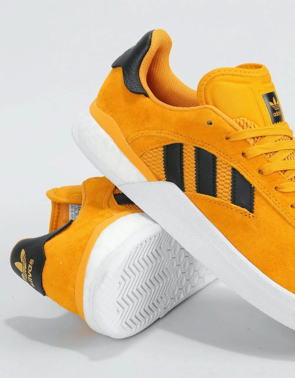 adidas 3ST.004 Skate Shoes - Tactile Yellow/Core Black/Gold Metallic