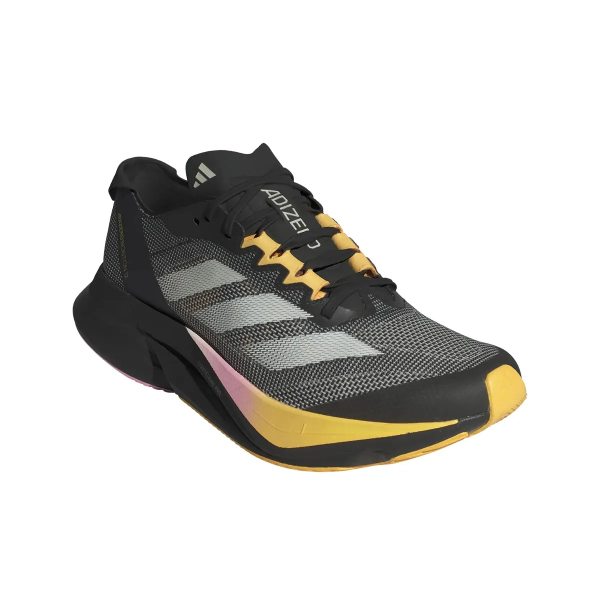 Adidas Adizero Boston 12 Black Orange AW24 Women's Shoes