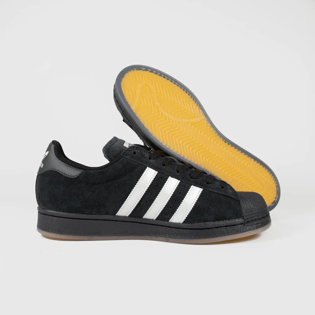 Adidas Skateboarding - Superstar ADV Shoes - Core Black / Zero / Spark