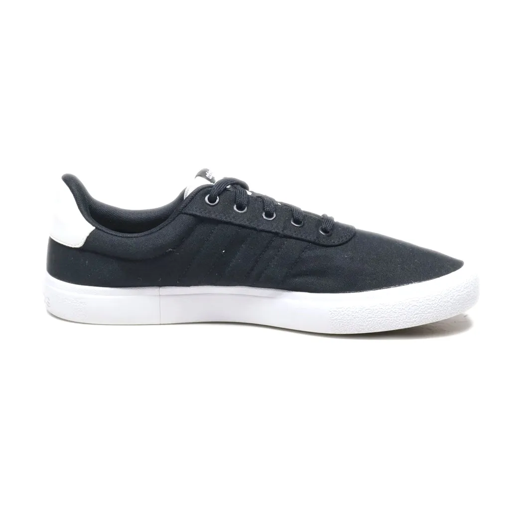 Adidas Vulc Raid3R Skateboarding Low-Top Sneakers Canvas Black Colour For Men