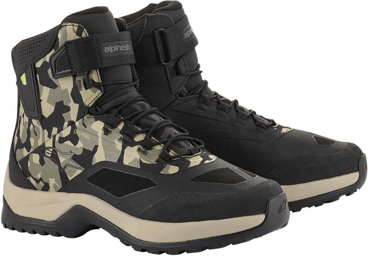 ALPINESTARS CR-6 Drystar? Shoes - Black/Brown/Green - US 10.5 2611020160910.5