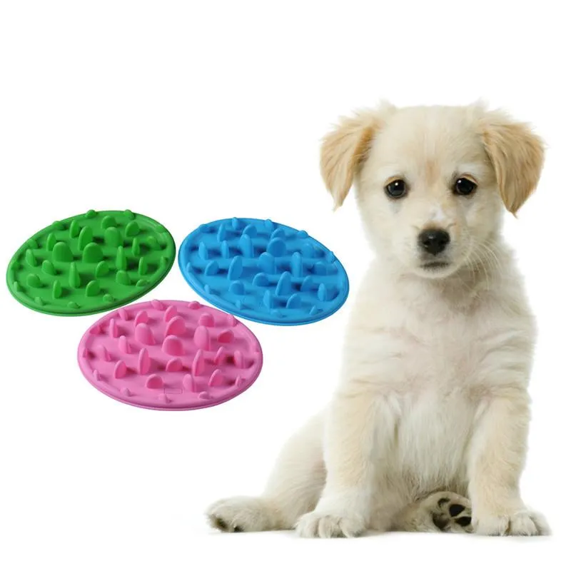 Anti-Choke Slow Feed Dog Bowl, Fun Feeder Interactive Bloat Stop Dog Bowl, Anti-Gulping Dog Bowl, Eco-friendly, Durable and Non Toxic