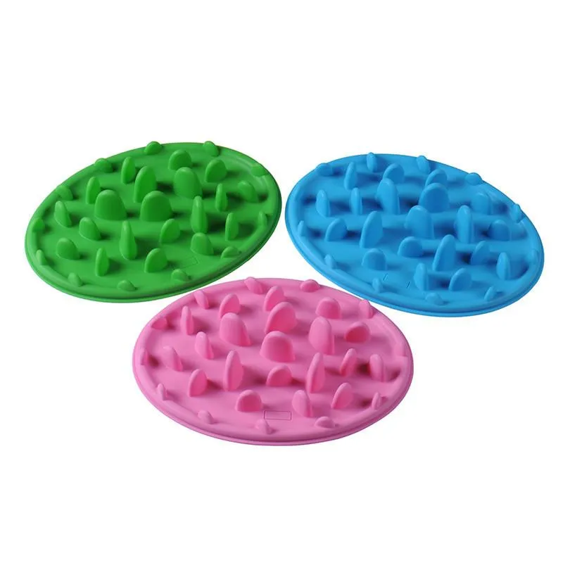 Anti-Choke Slow Feed Dog Bowl, Fun Feeder Interactive Bloat Stop Dog Bowl, Anti-Gulping Dog Bowl, Eco-friendly, Durable and Non Toxic