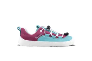 Be Lenka Kids barefoot sneakers - Xplorer - Light Teal & Plum