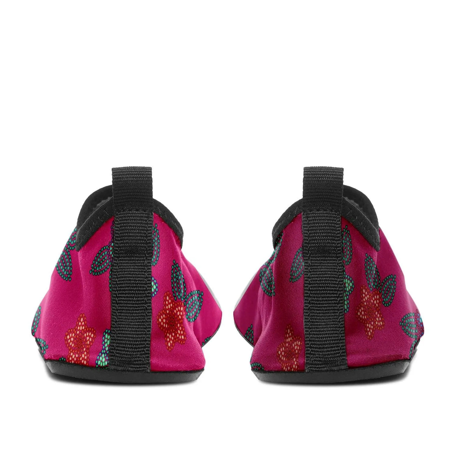 Berry Flowers Sockamoccs Kid's Sockamoccs Slip On Shoes