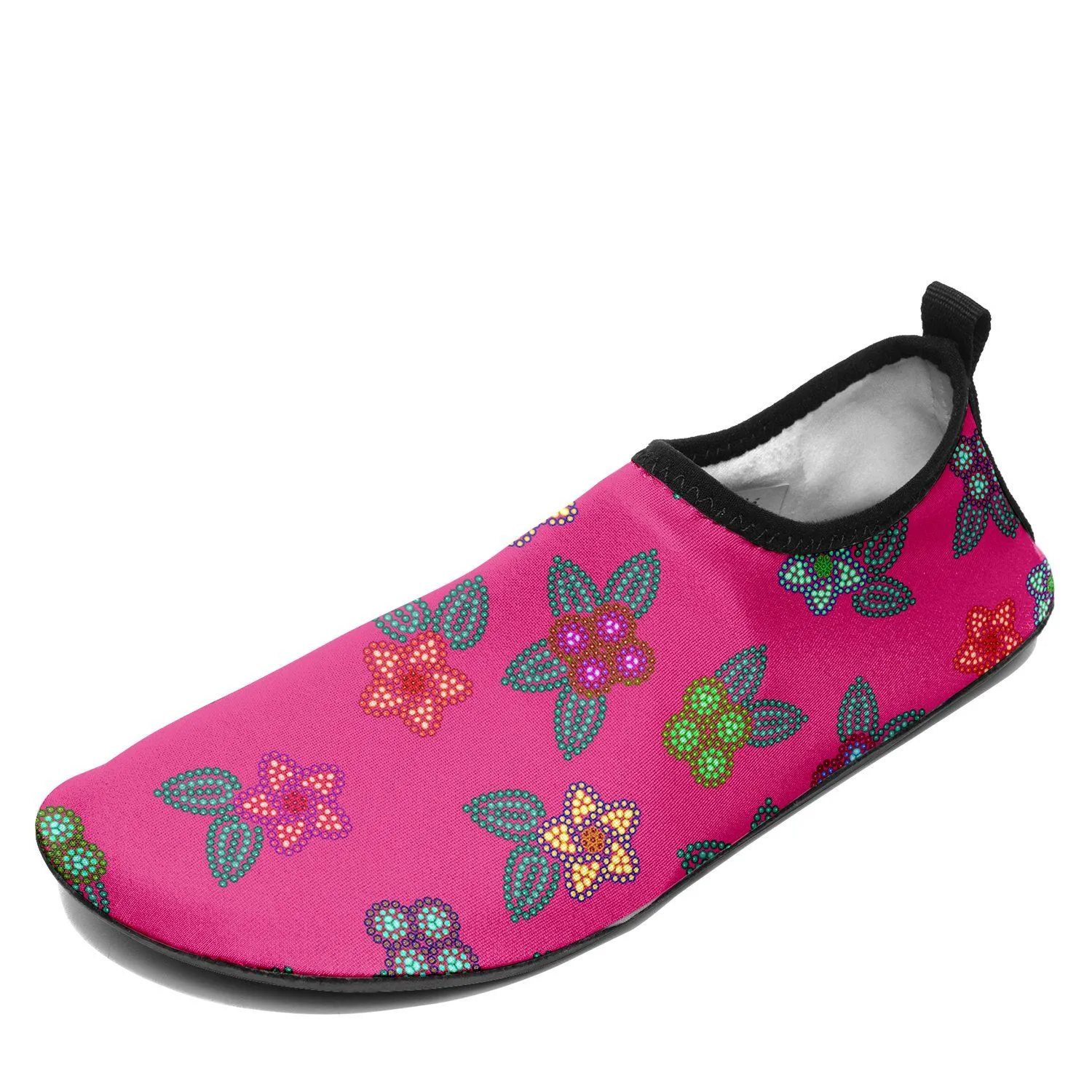 Berry Flowers Sockamoccs Kid's Sockamoccs Slip On Shoes