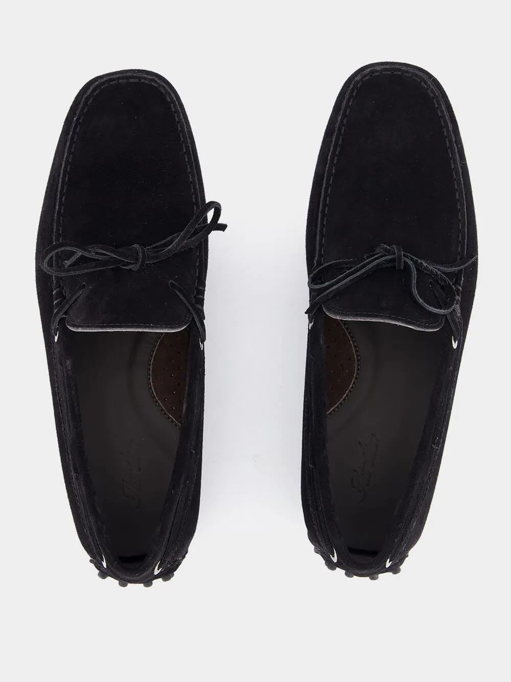 Black Suede Driving Shoes