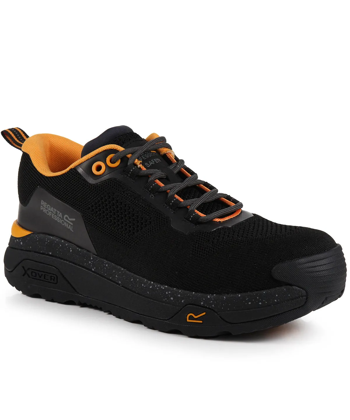 Black/Gunmetal - Crossfort S1 X-over metal-free safety trainers