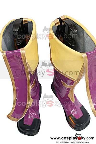 BLAZBLUE Kisaragi Jin Cosplay Boots Shoes