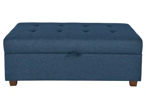 Blue Large Storage Ottoman