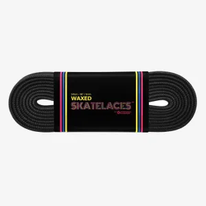 Bont Waxed Skate Laces 8mm - Midnight Black - Multiple Sizes