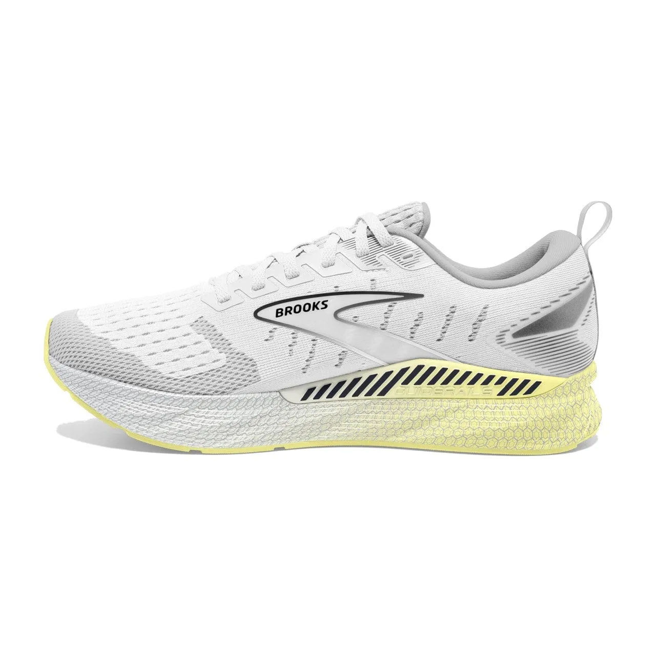 Brooks Levitate GTS 6 (Womens) - White/Oyster/Yellow