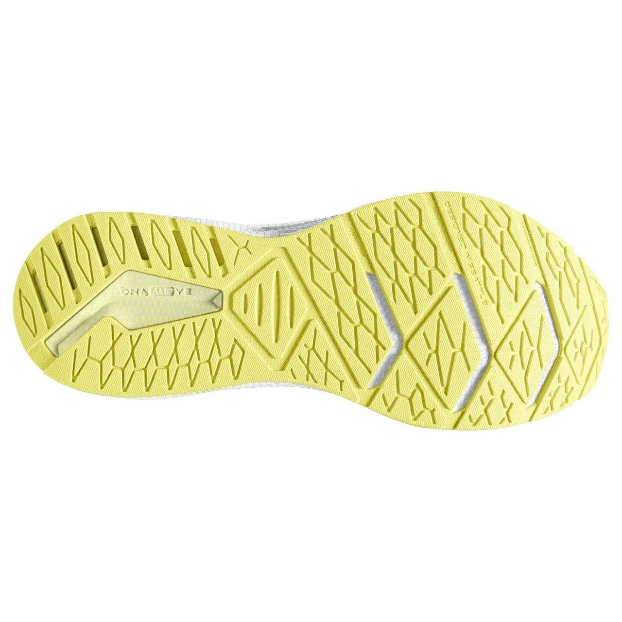 Brooks Levitate GTS 6 (Womens) - White/Oyster/Yellow