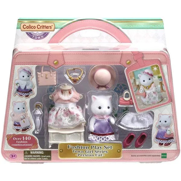 Calico Critters Fashion Play Set - Town Girl Series Persian Cat