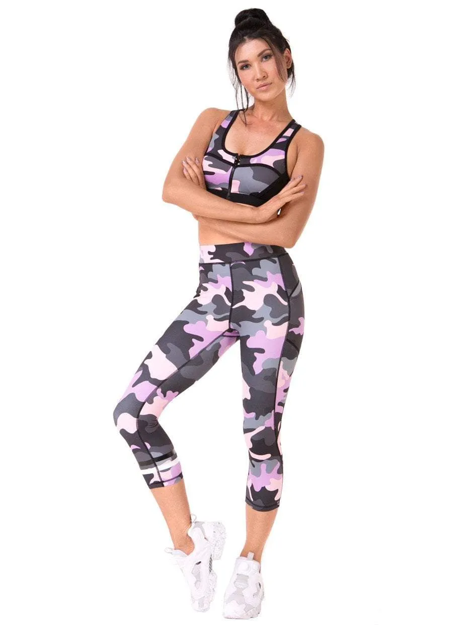 Carmen Camo Sports Bra (XS & S Only)