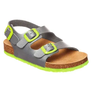 Cheap Scholl Green / Grey Kids Comfortable Sandals