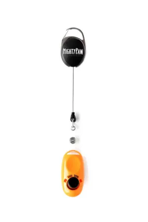 Compact Dog Training Clicker with Ergonomic Design & Training Guide