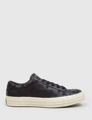 Converse One Star '74 (Polkadot Leather) - Black