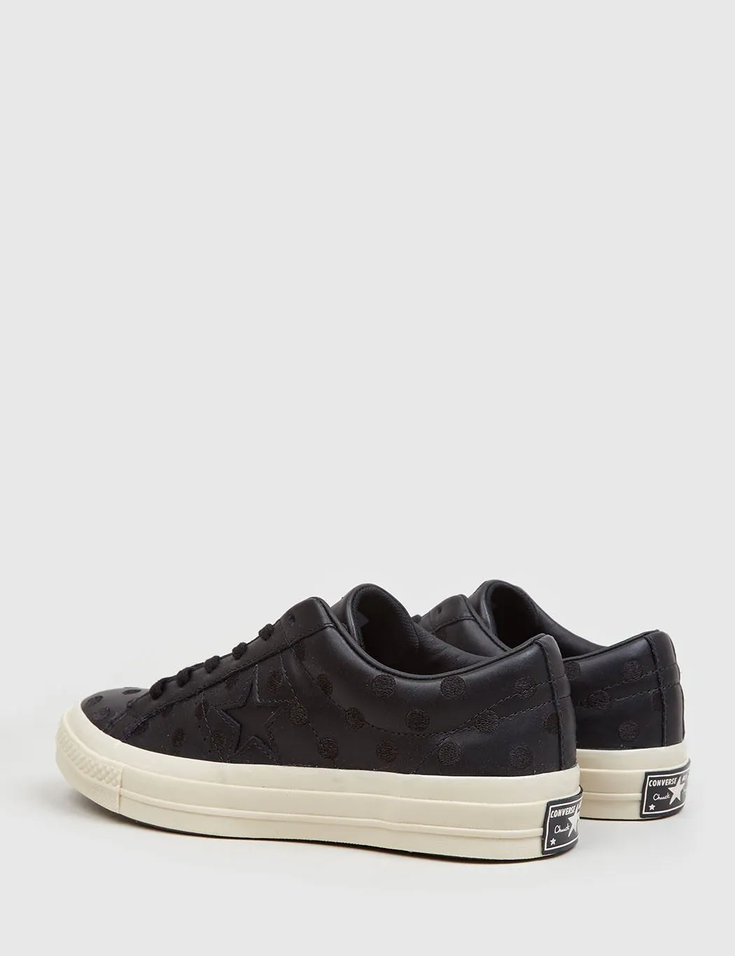 Converse One Star '74 (Polkadot Leather) - Black