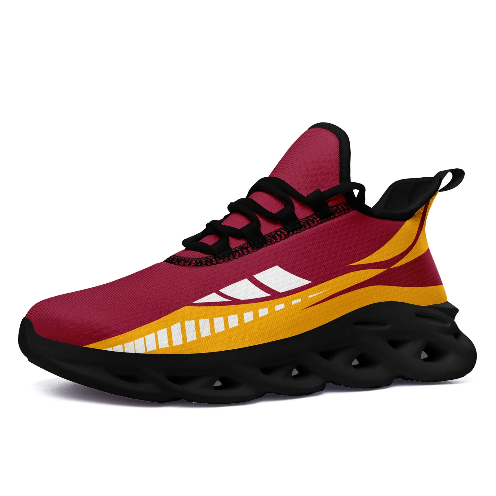 Custom Red Yellow Arizona Maxsoul Shoes Personalized Sneaker FN003-D020325-1