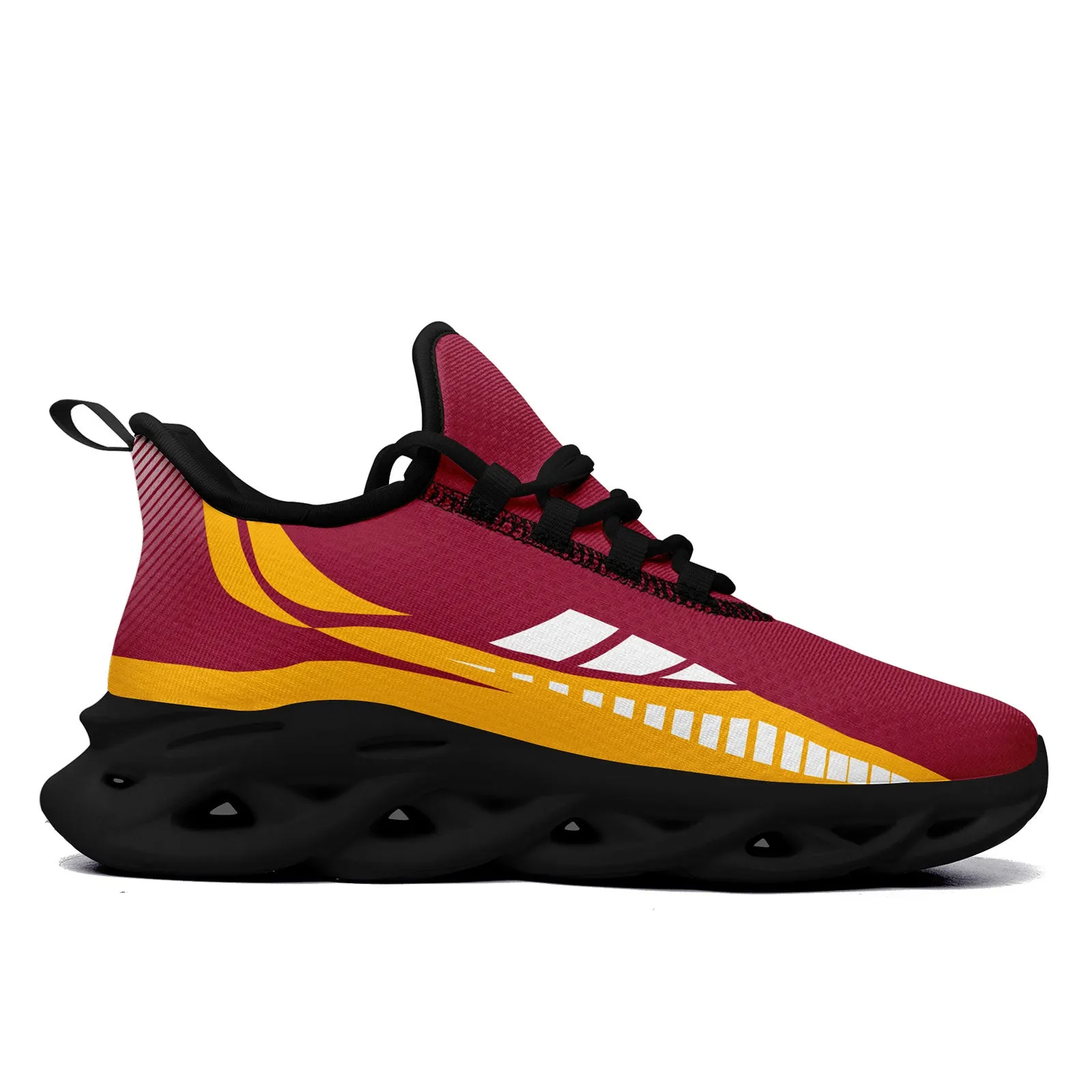 Custom Red Yellow Arizona Maxsoul Shoes Personalized Sneaker FN003-D020325-1