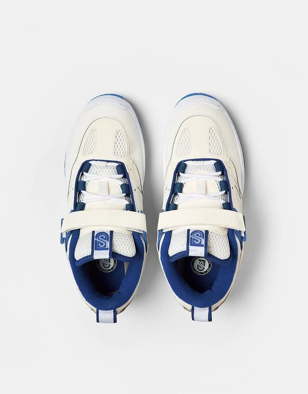 DC JS 1 Skate Shoes - White/Blue