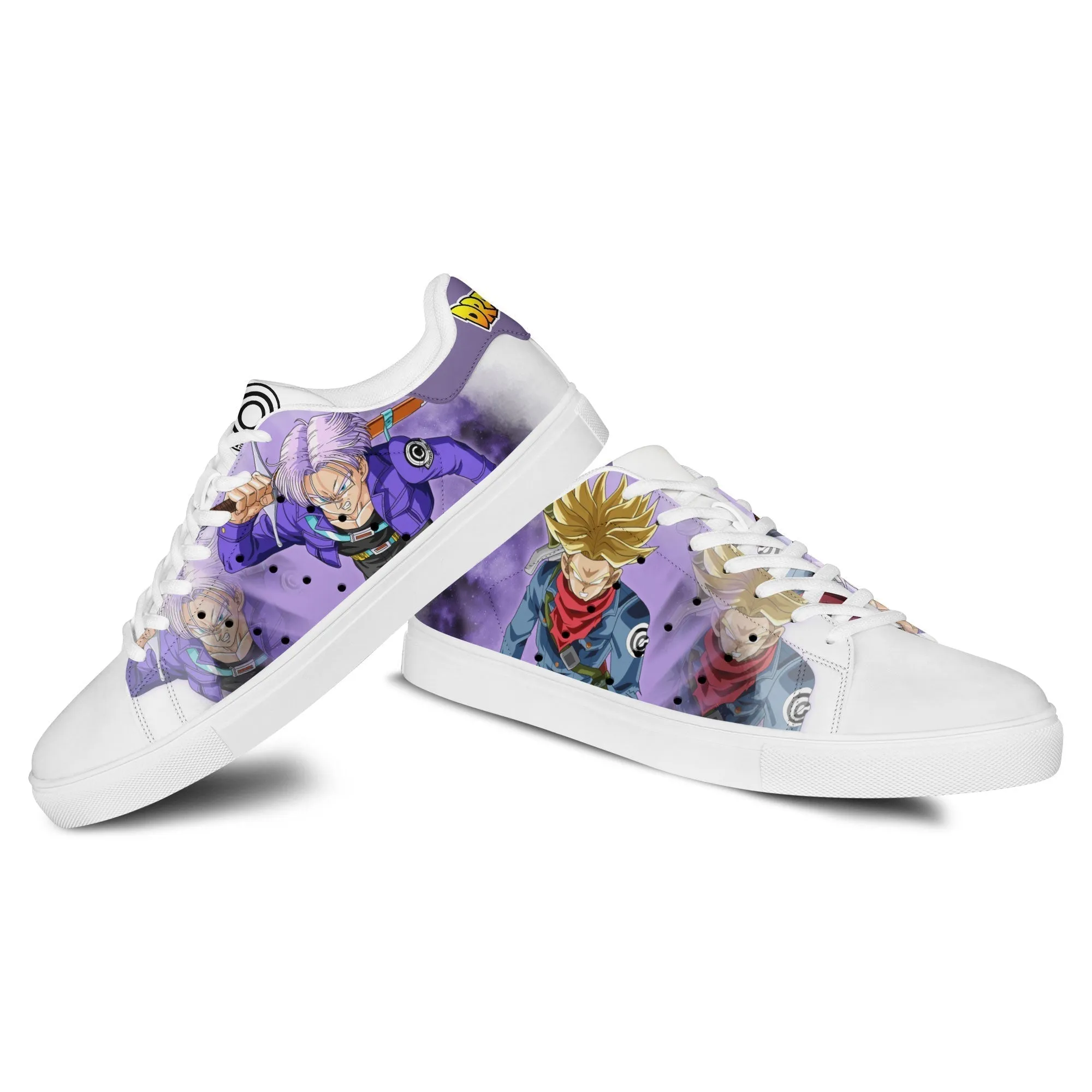 Dragon Ball Trunks Skate Sneakers Custom Anime Shoes