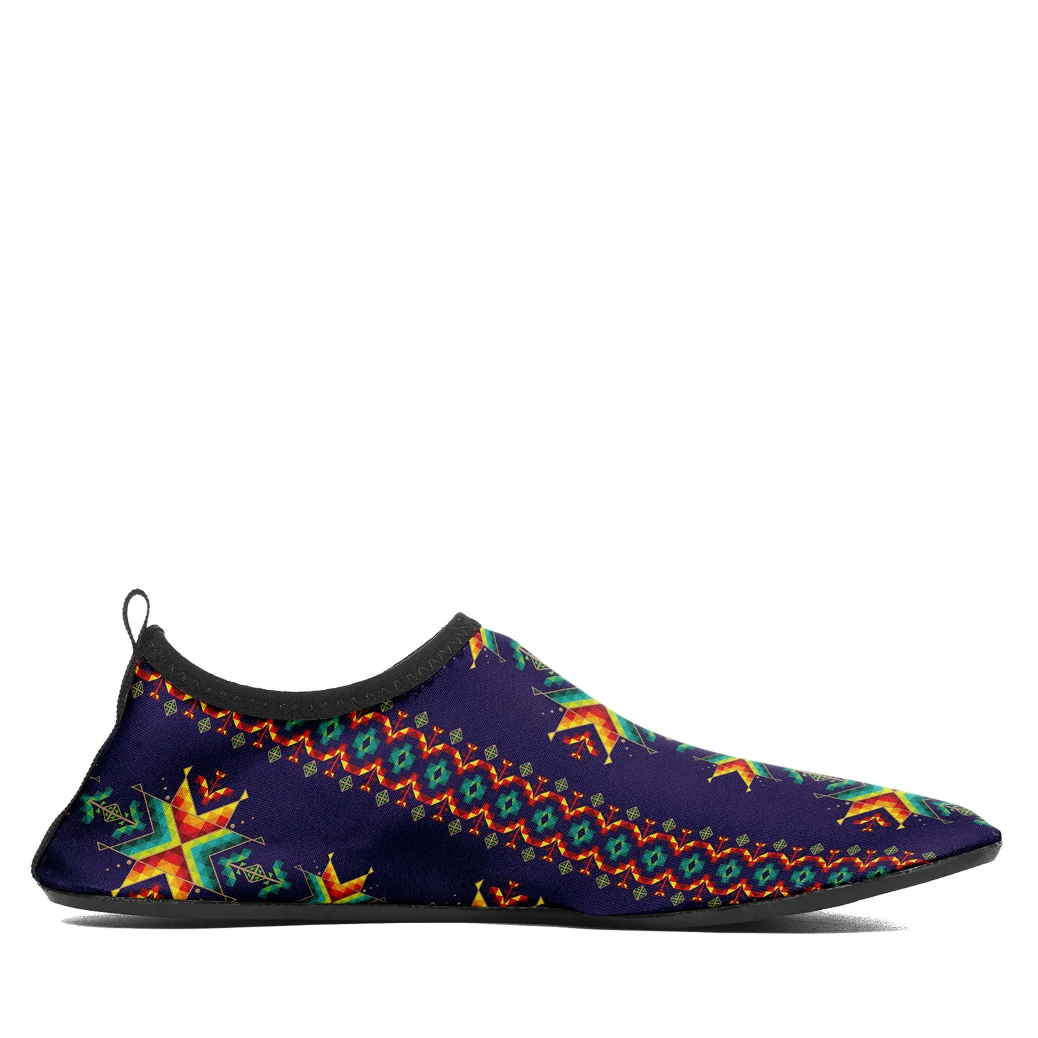 Dreams of Ancestors Indigo Kid's Sockamoccs Slip On Shoes