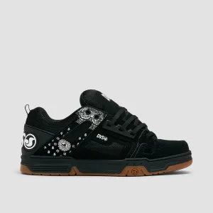 DVS Comanche Shoes - Black/White/Print Nubuck