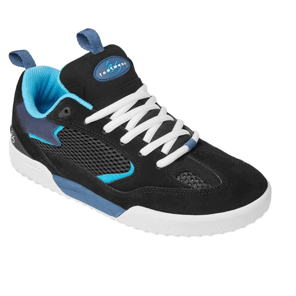 E's Footwear Quattro Black Blue Skate Shoes