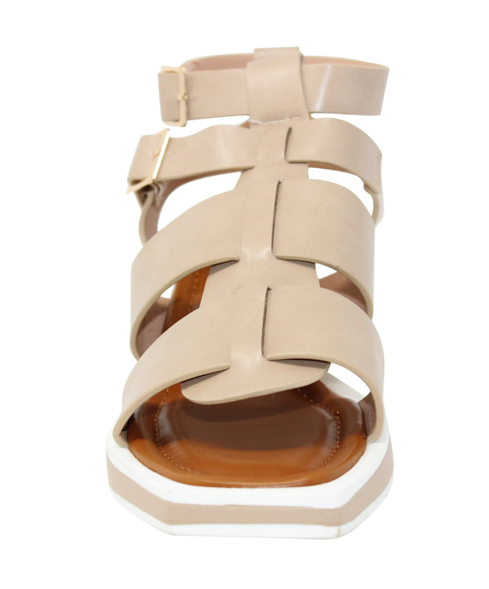 Extreme Shoes Women's Talia-1 Gladiator Wedge Sandal