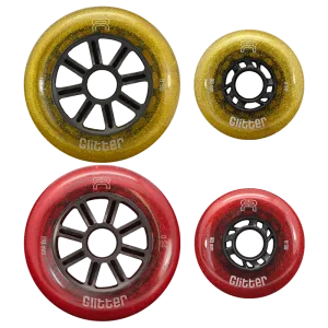 FR Glitter Wheels 76, 80, or 110mm Single Wheels