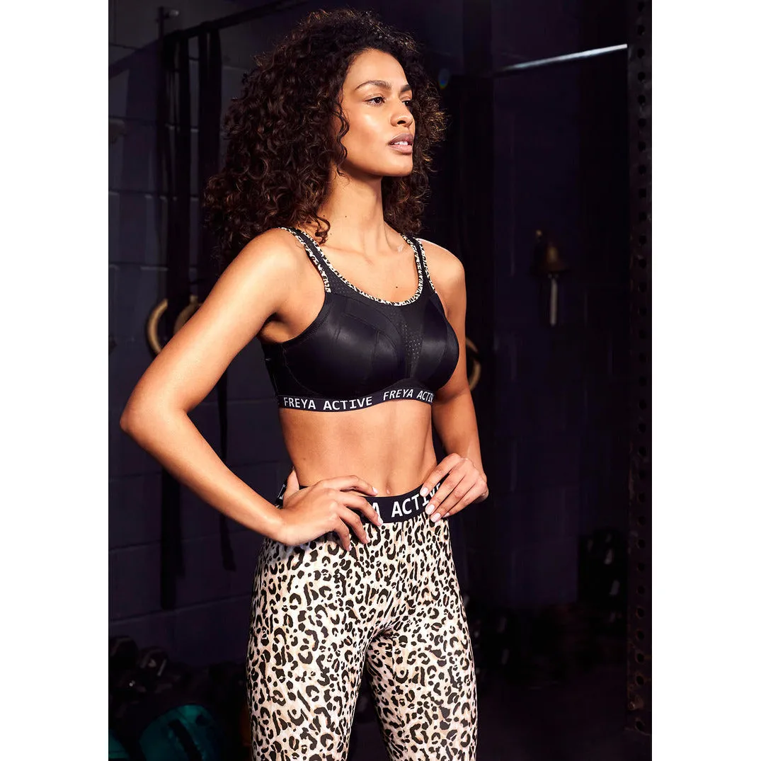 Freya Dynamic Non-Wired Sports Bra - Leopard