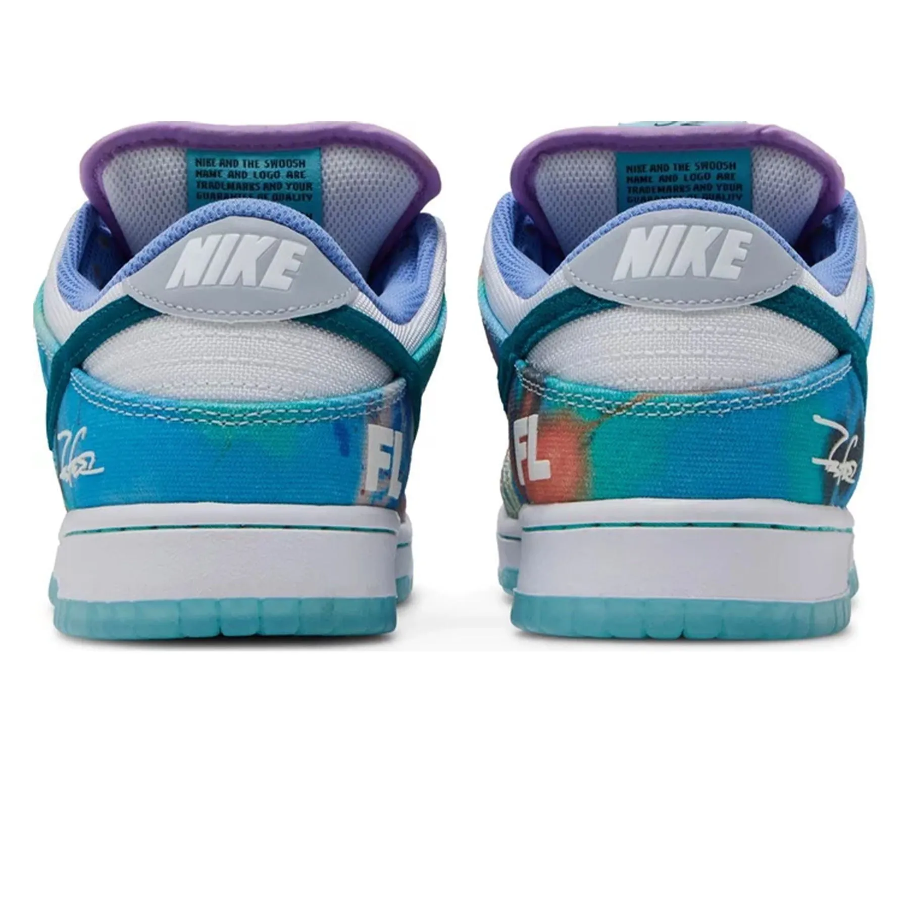 Futura Laboratories x Nike Dunk SB Low 'Bleached Aqua'