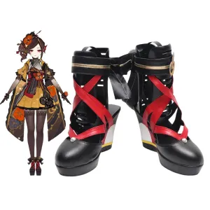 Genshin Impact Chiori Cosplay Shoes