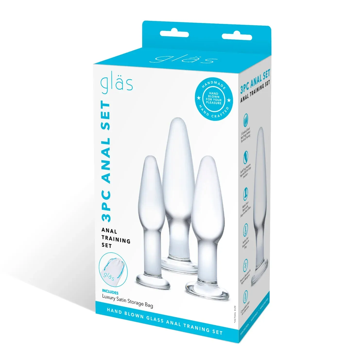 Gläs 3PC Glass Anal Training Set