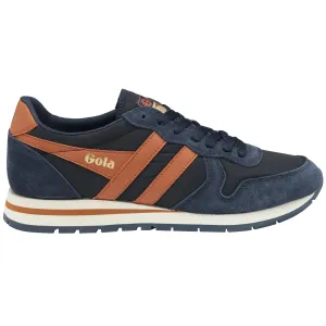 Gola Daytona Chute Mens Navy & Moody Orange Nylon Lace Up Trainers