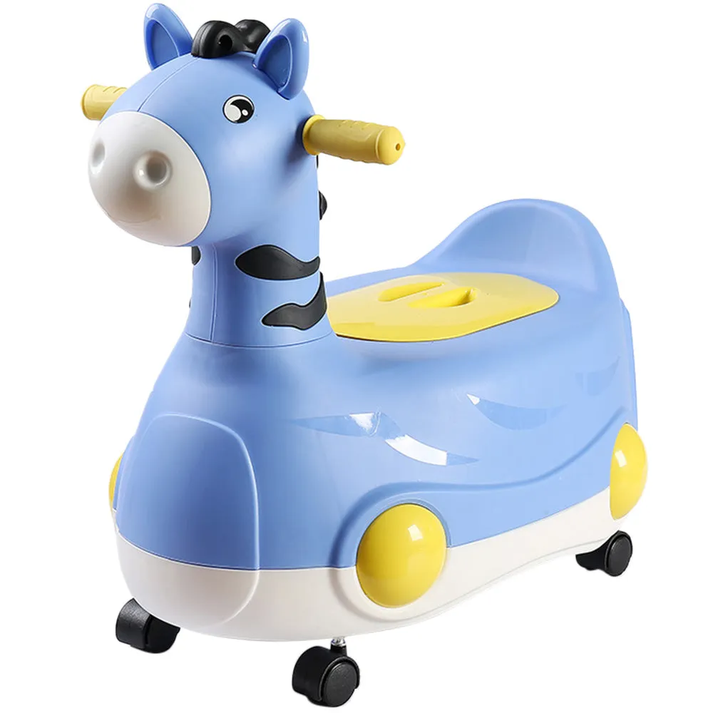 Horse Potty Car - Blue