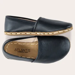 Kid's Black Barefoot Loafers