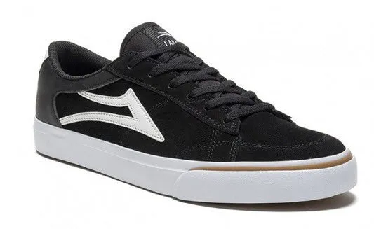 Lakai Ellis Black White Suede