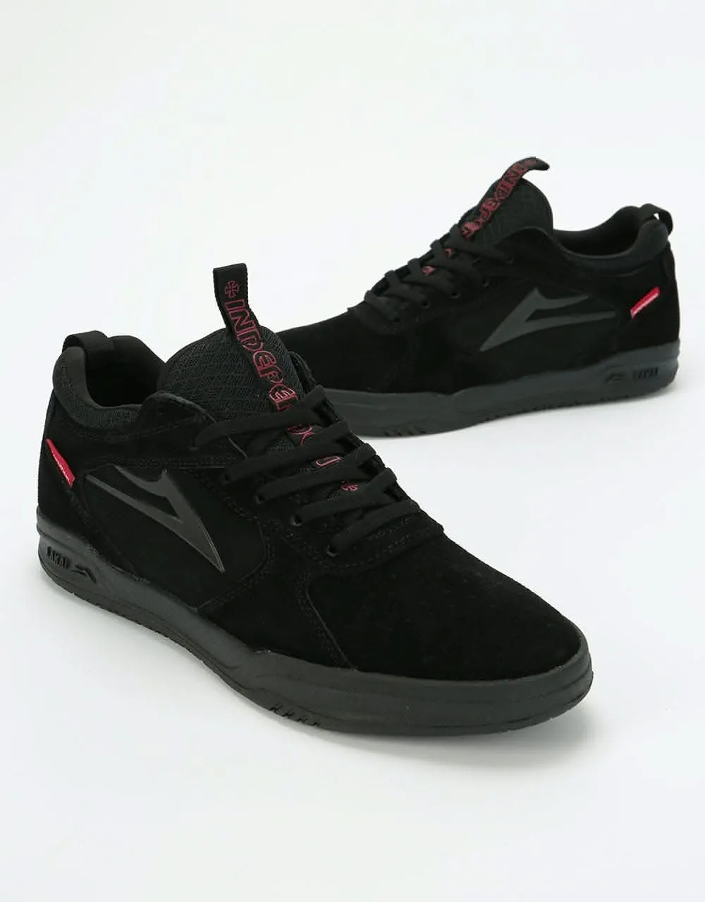 Lakai x Independent Proto Skate Shoes - Black Suede