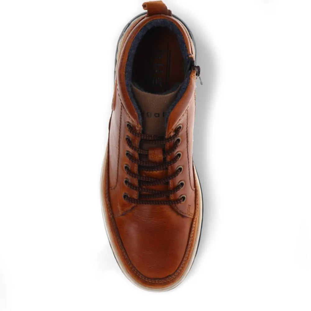 Leather Lace-Up Trainers  - BUG40509 / 325 714