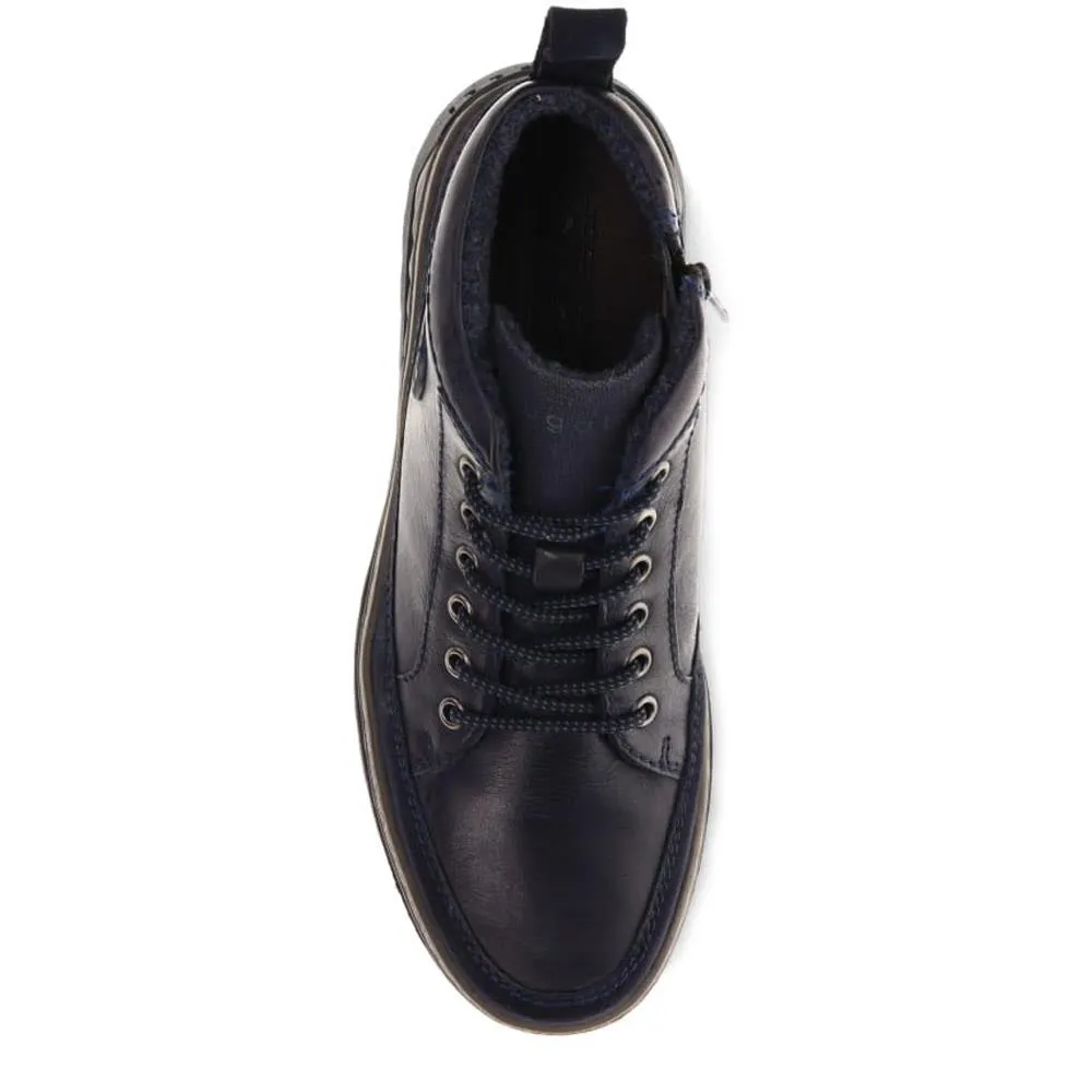 Leather Lace-Up Trainers  - BUG40509 / 325 714