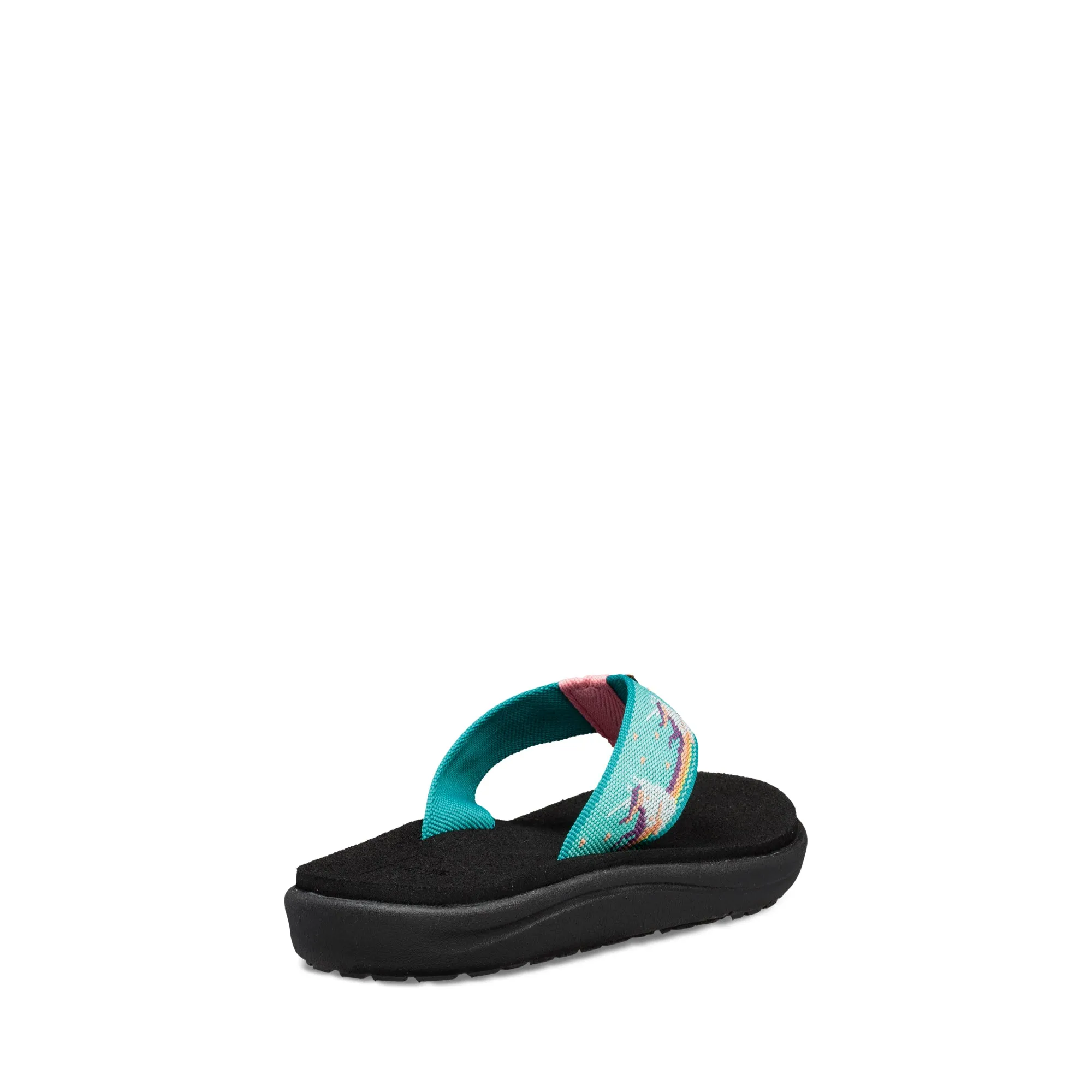 Little Kid's Teva Voya Flip Color: Unicorn Waterfall